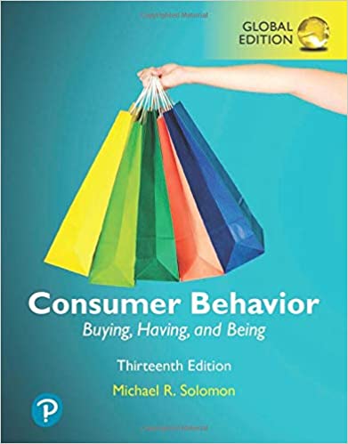 Consumer Behavior:  Buying, Having, and Being, Global Edition (13th Edition) [2019] - Original PDF